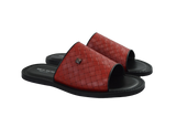 Rosie Mears Vitello - Rosso Men Italian Leather Slides